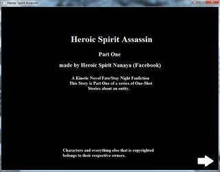 Heroic Spirit Assassin Part One screenshot 1